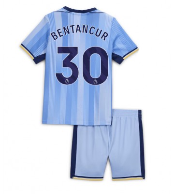 Tottenham Hotspur Rodrigo Bentancur #30 Borta Kläder Barn 2024-25 Kortärmad (+ Korta byxor)